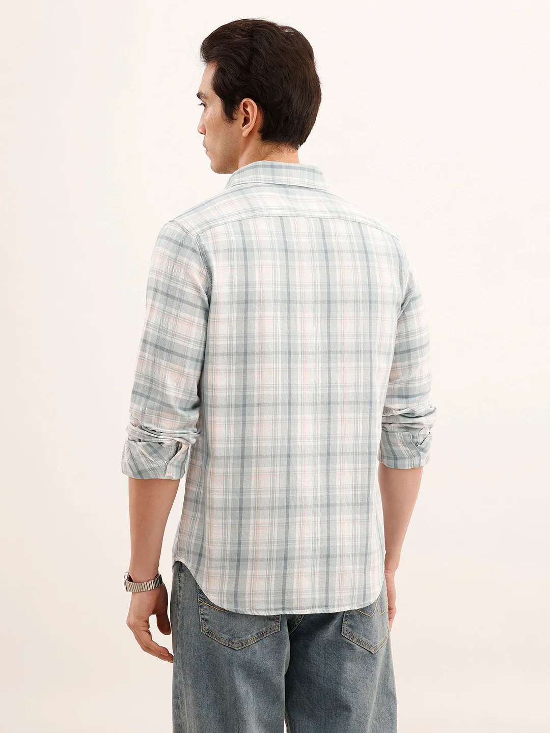 Regular Fit Checkered Shirt | Multicolor - Image 3