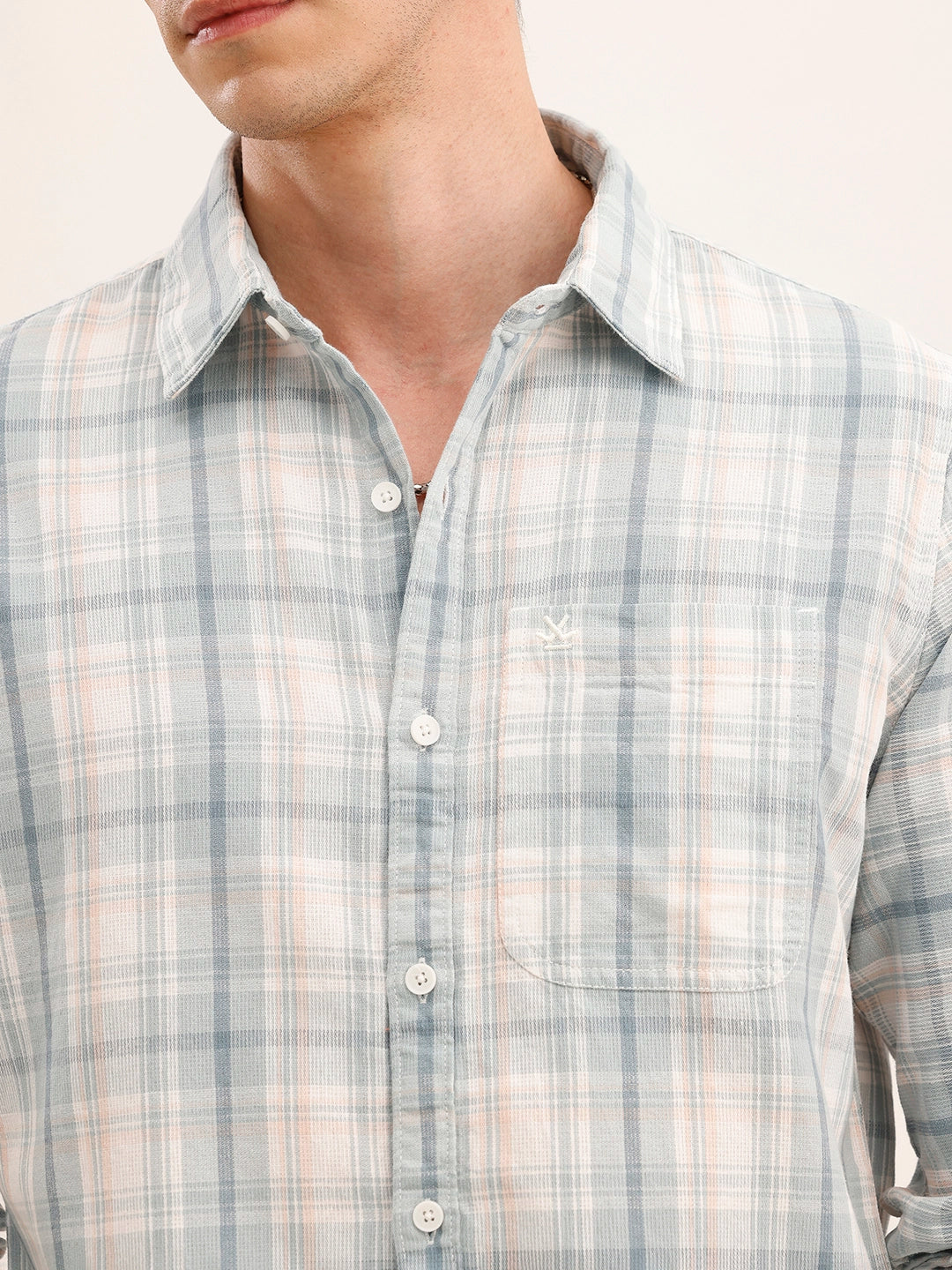 Regular Fit Checkered Shirt | Multicolor - Image 5