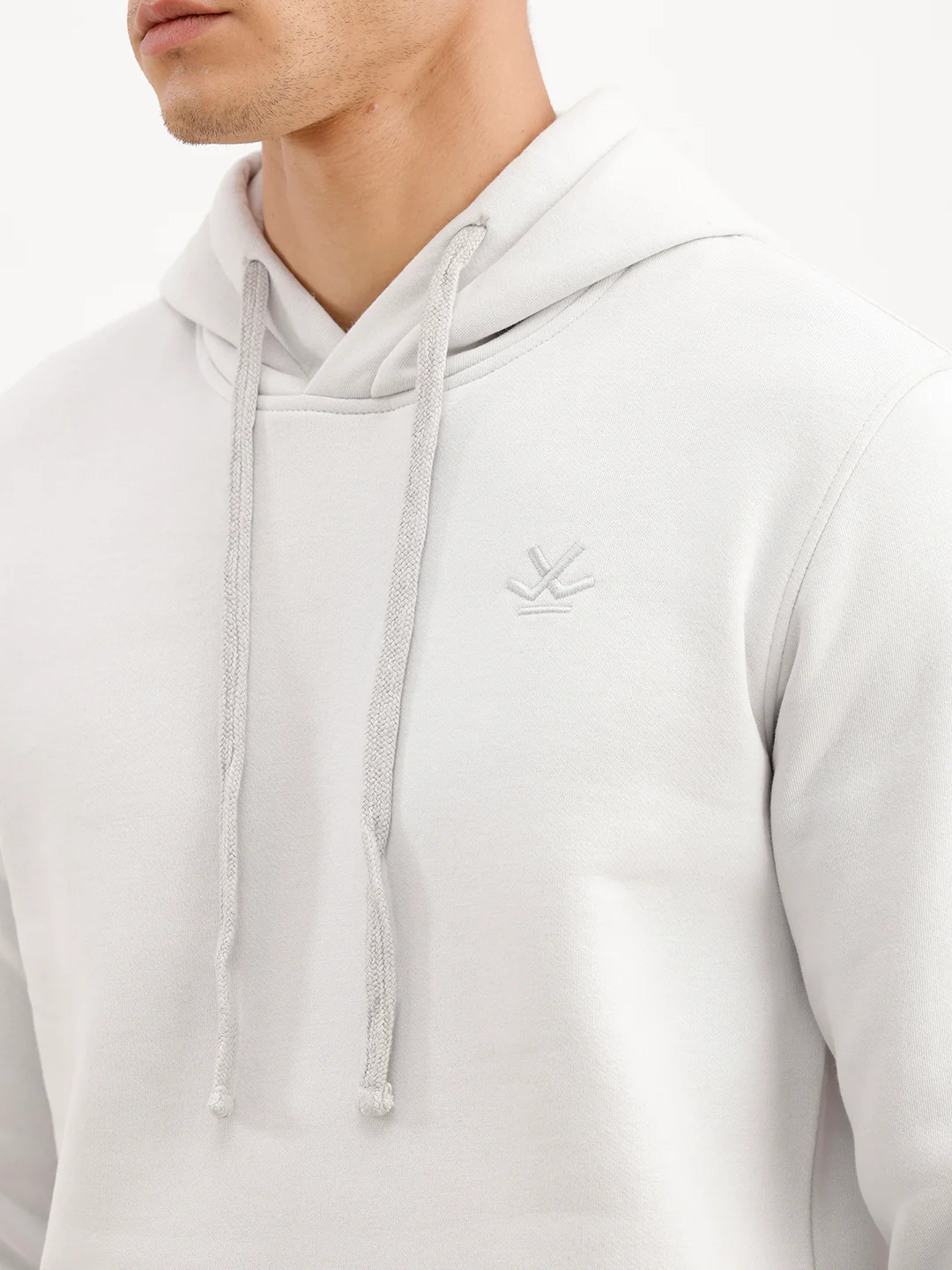 Regular Fit Hooded Sweatshirt  | Grey - Image 5