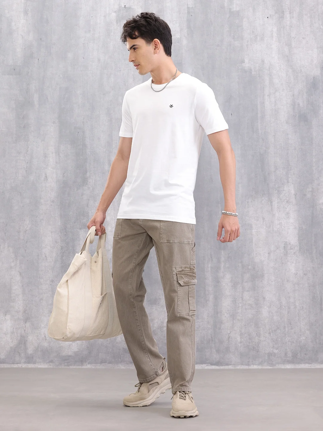 Relaxed Fit Cargo | Grey - Image 2