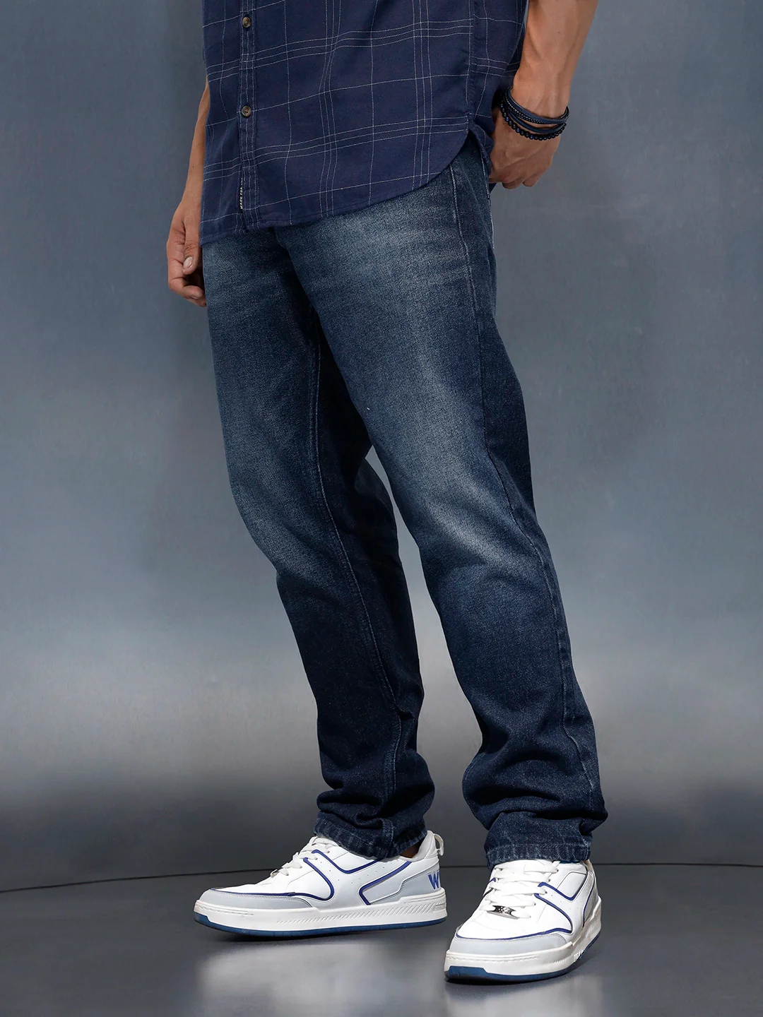 Relaxed Fit Casual Jeans | Blue - Image 4