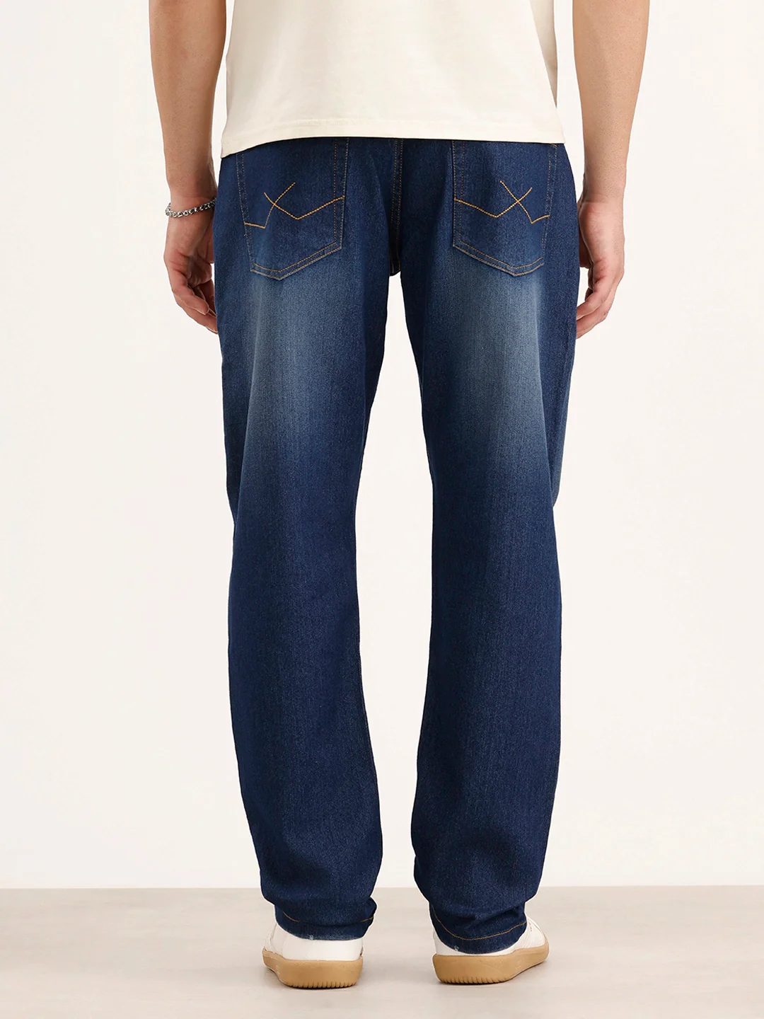 Relaxed Fit Denim Jeans | Blue - Image 3