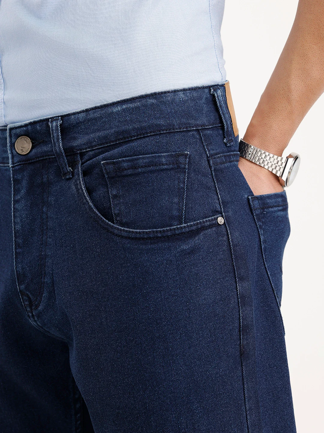 Relaxed Fit Denim Jeans | Dark Blue - Image 5