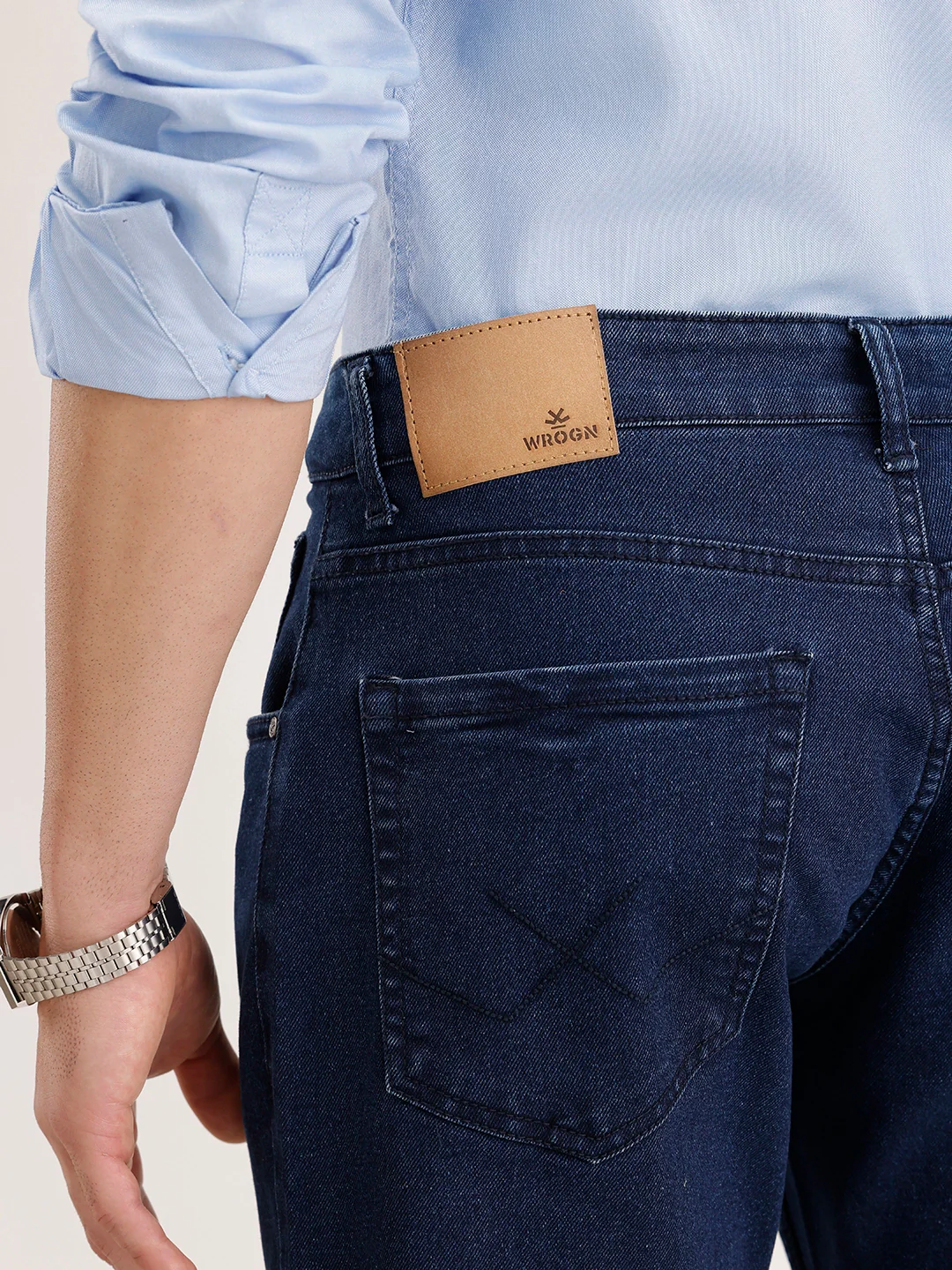 Relaxed Fit Denim Jeans | Dark Blue - Image 6