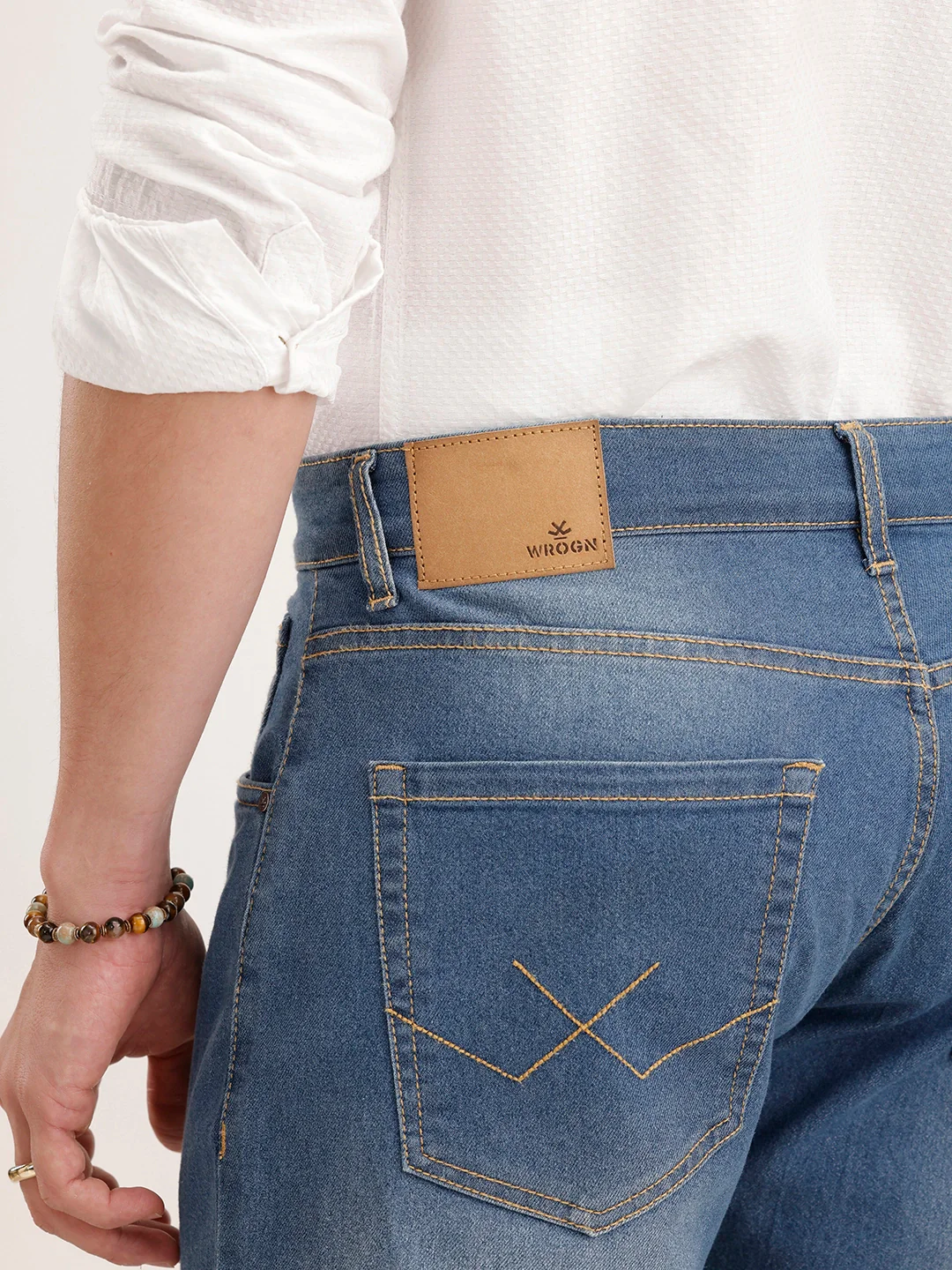 Relaxed Fit Denim Jeans | Light Blue - Image 6