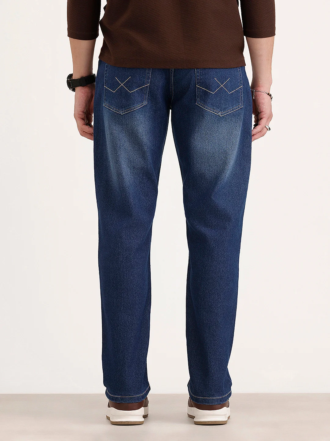 Relaxed Fit Denim Jeans | Light Blue - Image 3