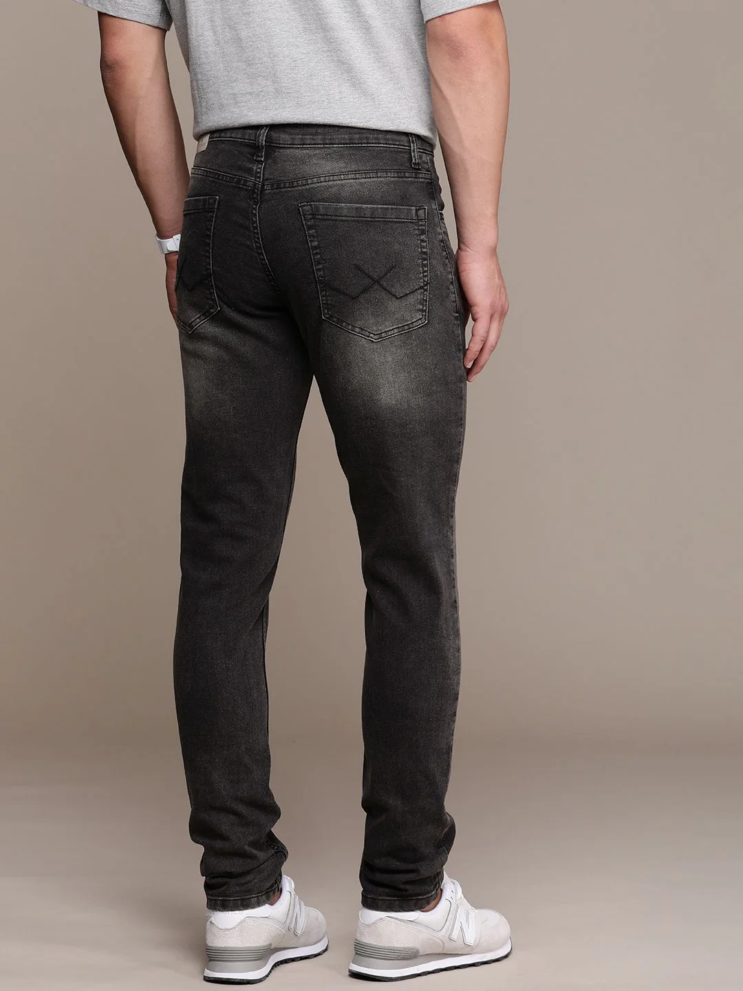 Rugged Straight Fit Light Fade Jeans - Image 3