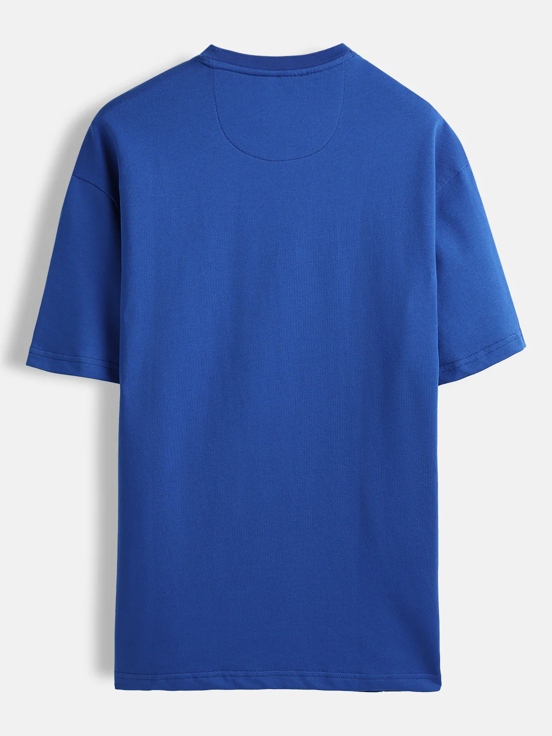 Samurai mask print oversized tshirt | Blue - Image 7