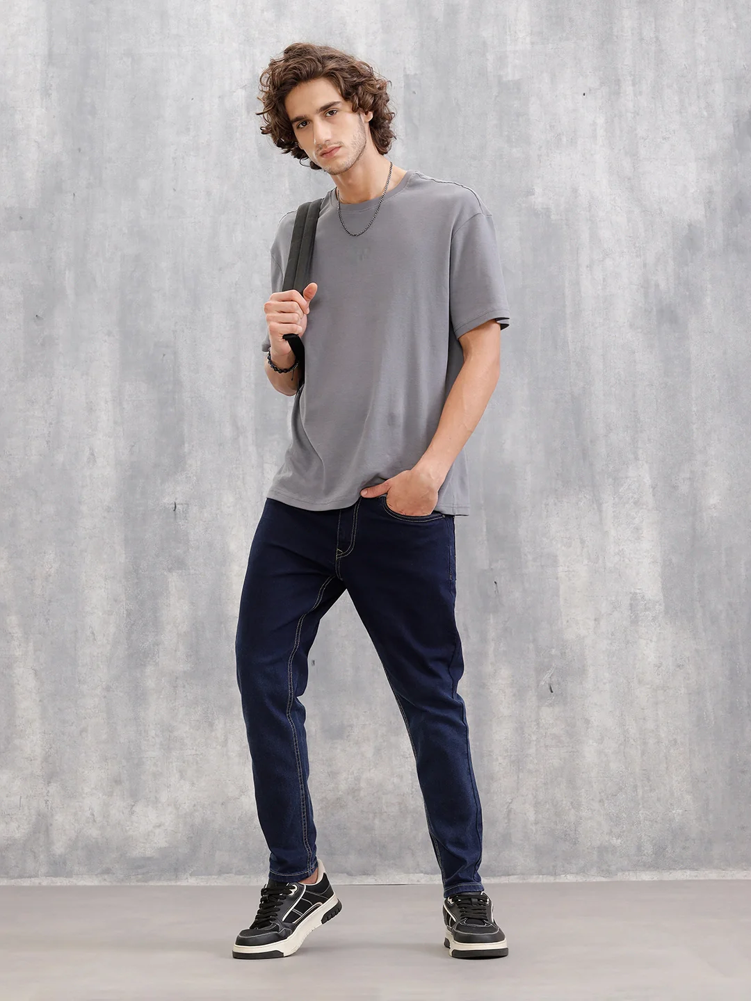 Skinny Crop Classic Denim Jeans | Blue - Image 2