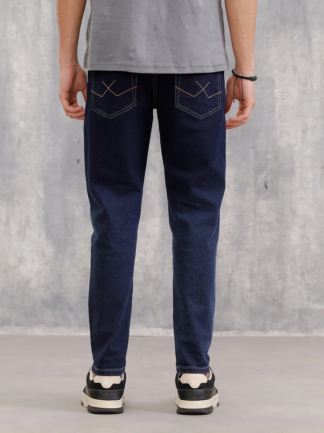 Skinny Crop Classic Denim Jeans | Blue - Image 3