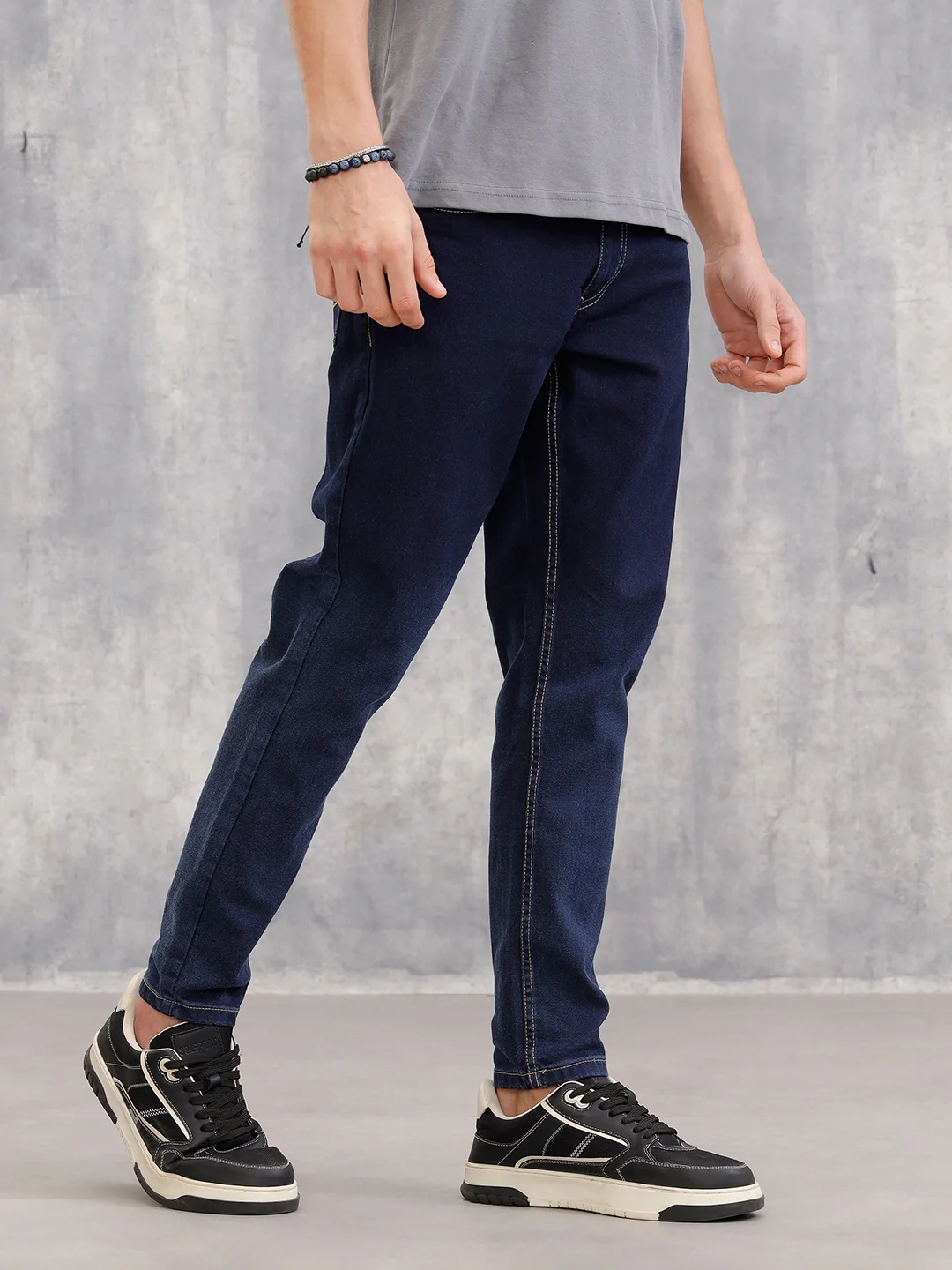 Skinny Crop Classic Denim Jeans | Blue - Image 4