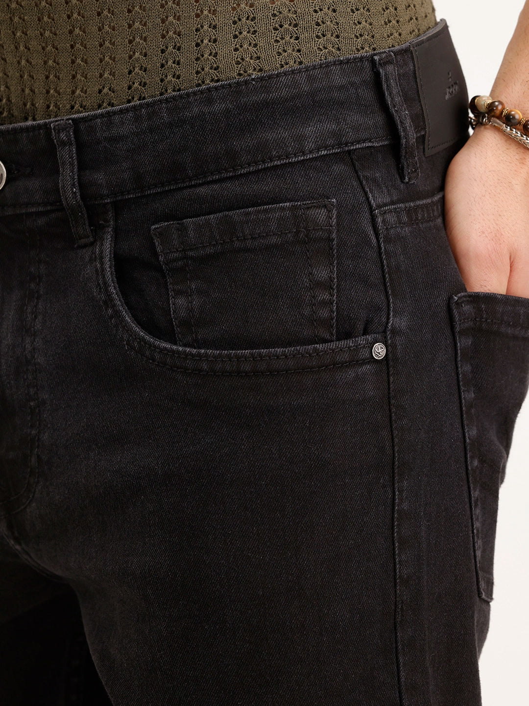 Skinny Crop Denim Jeans | Black - Image 6