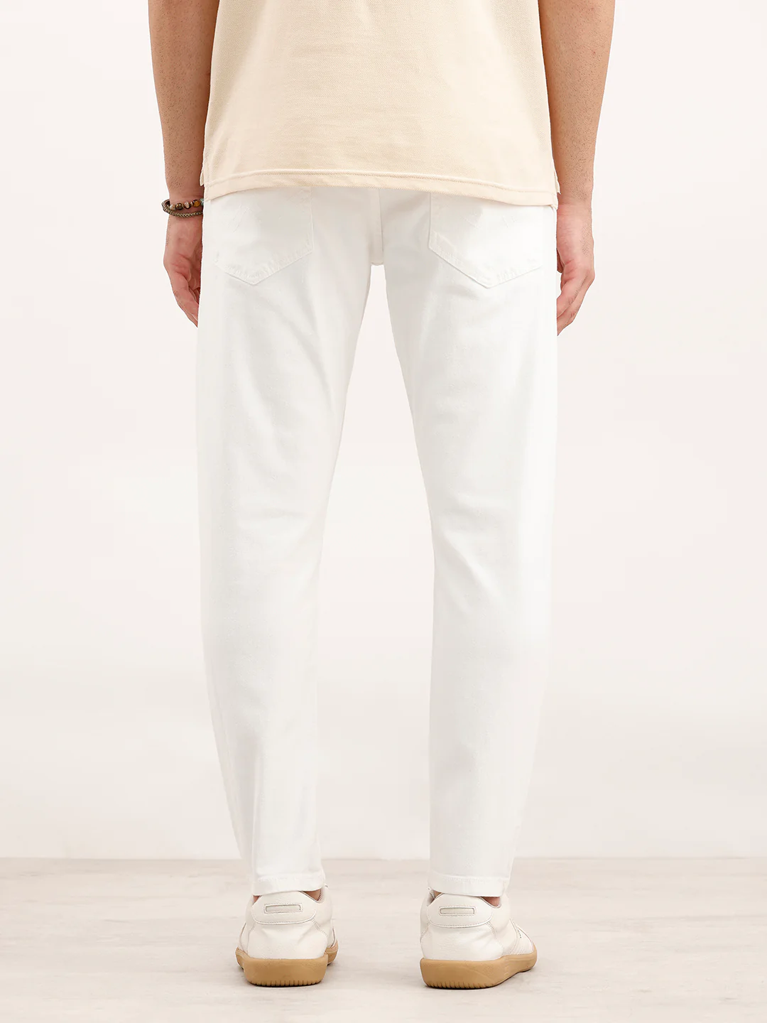 Skinny Cropped Denim Jeans | White - Image 3