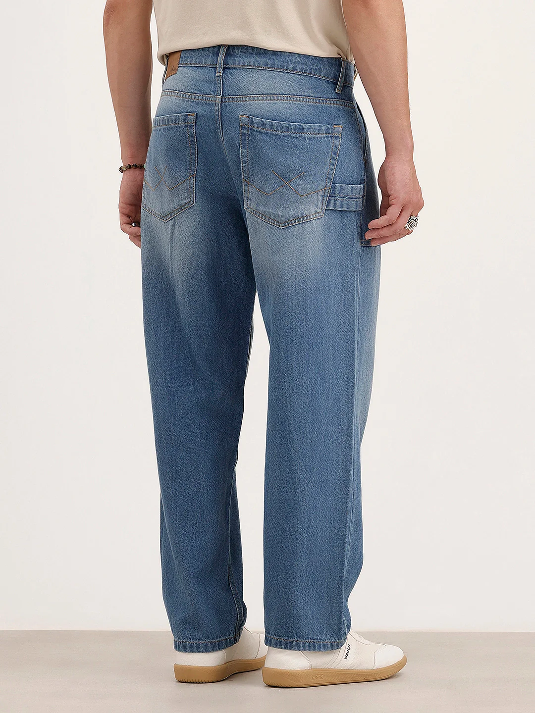 Loose Fit Denim Jeans | Blue - Image 3