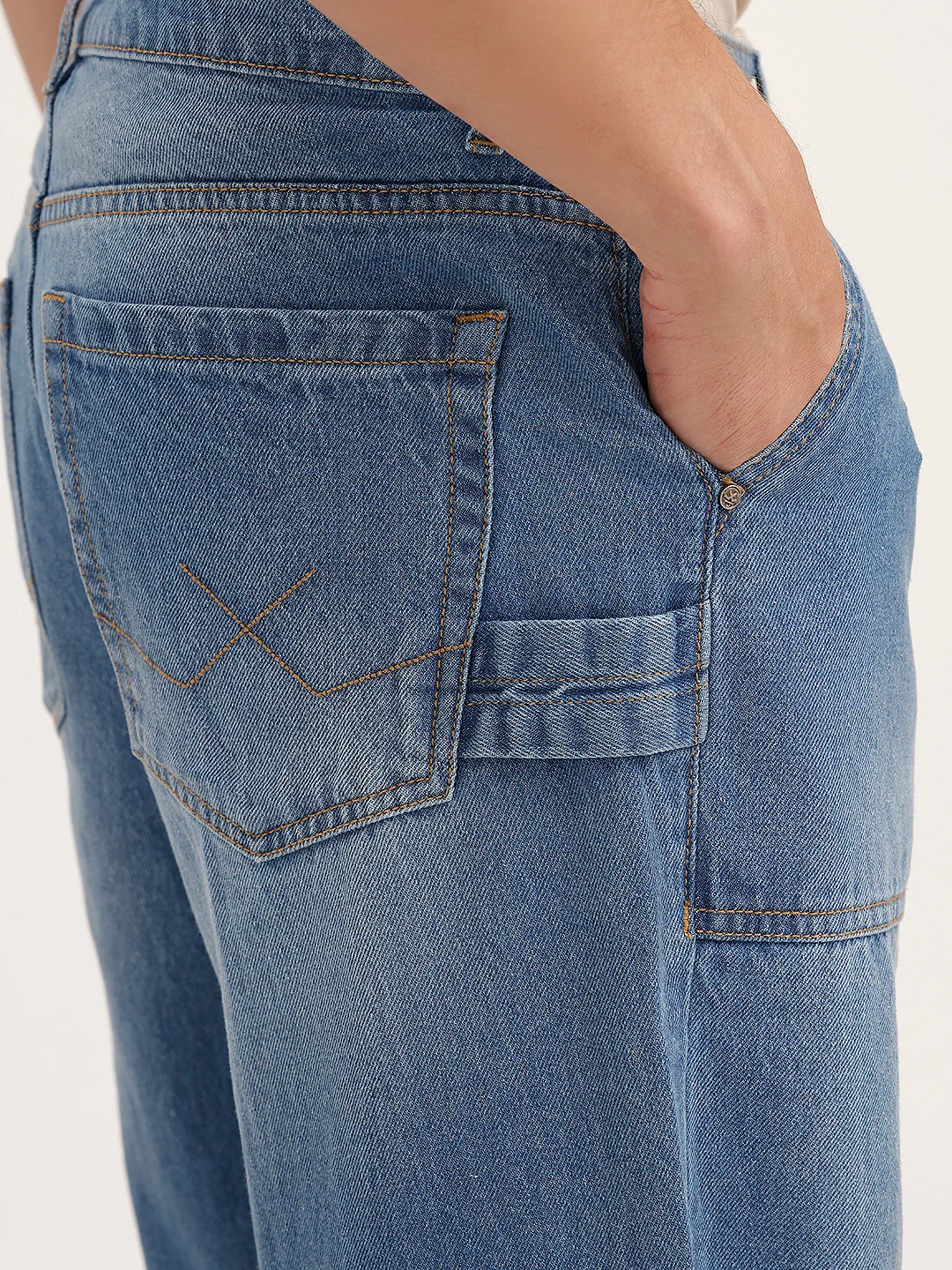 Loose Fit Denim Jeans | Blue - Image 5