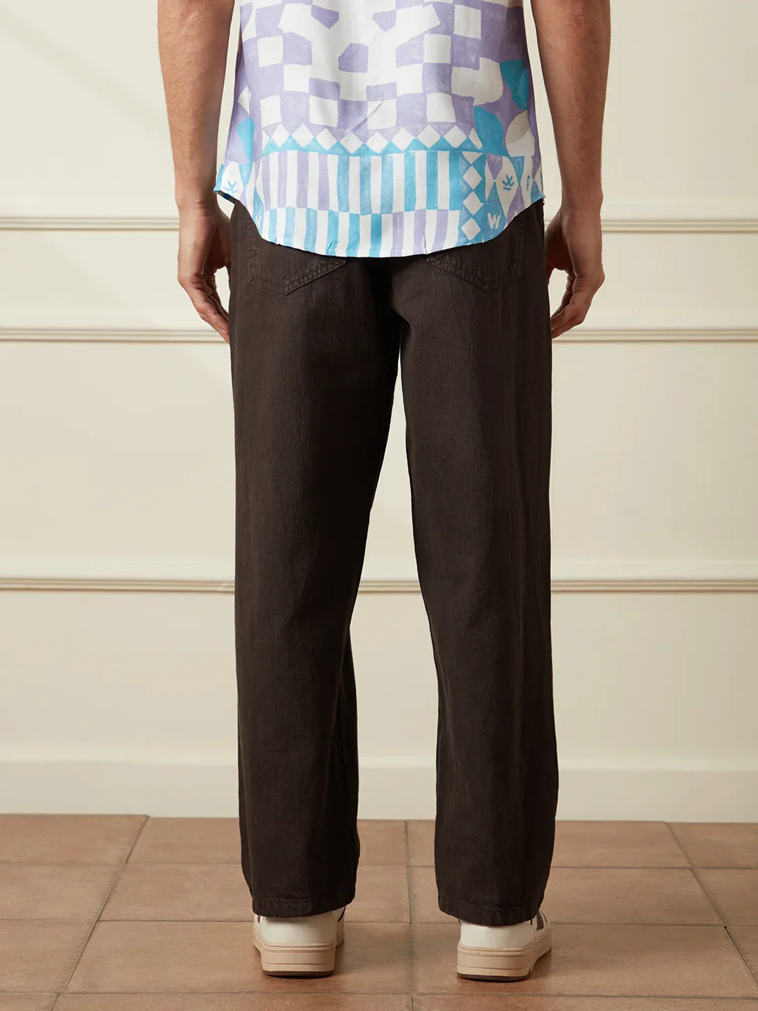 Casual Loose Fit Jeans | Brown - Image 3