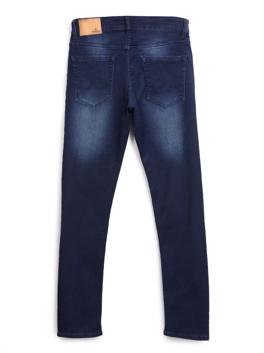 Sleek Dark Blue Slim Fit Jeans - Image 8
