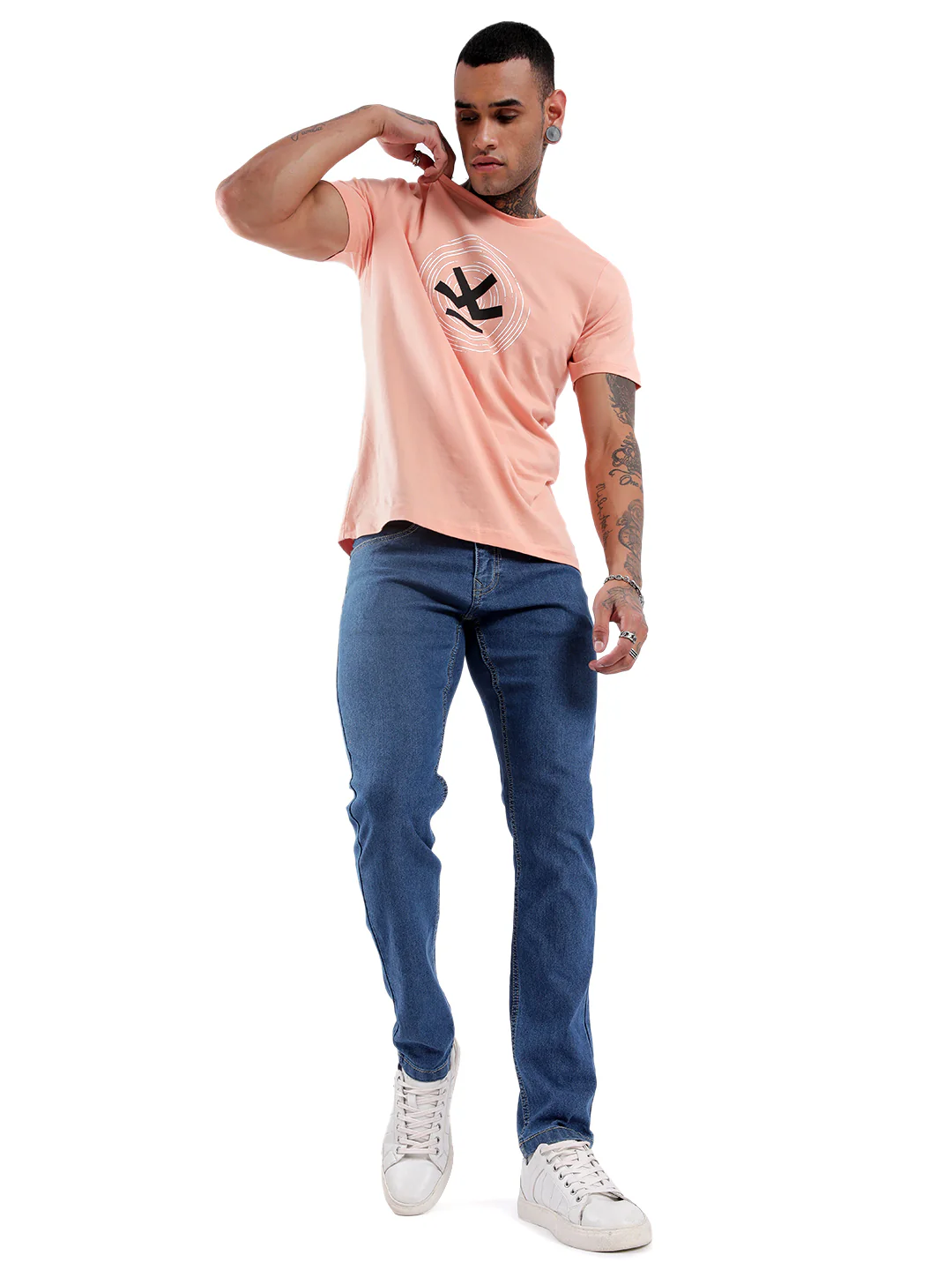 Sleek Slim Fit Blue Denims - Image 2