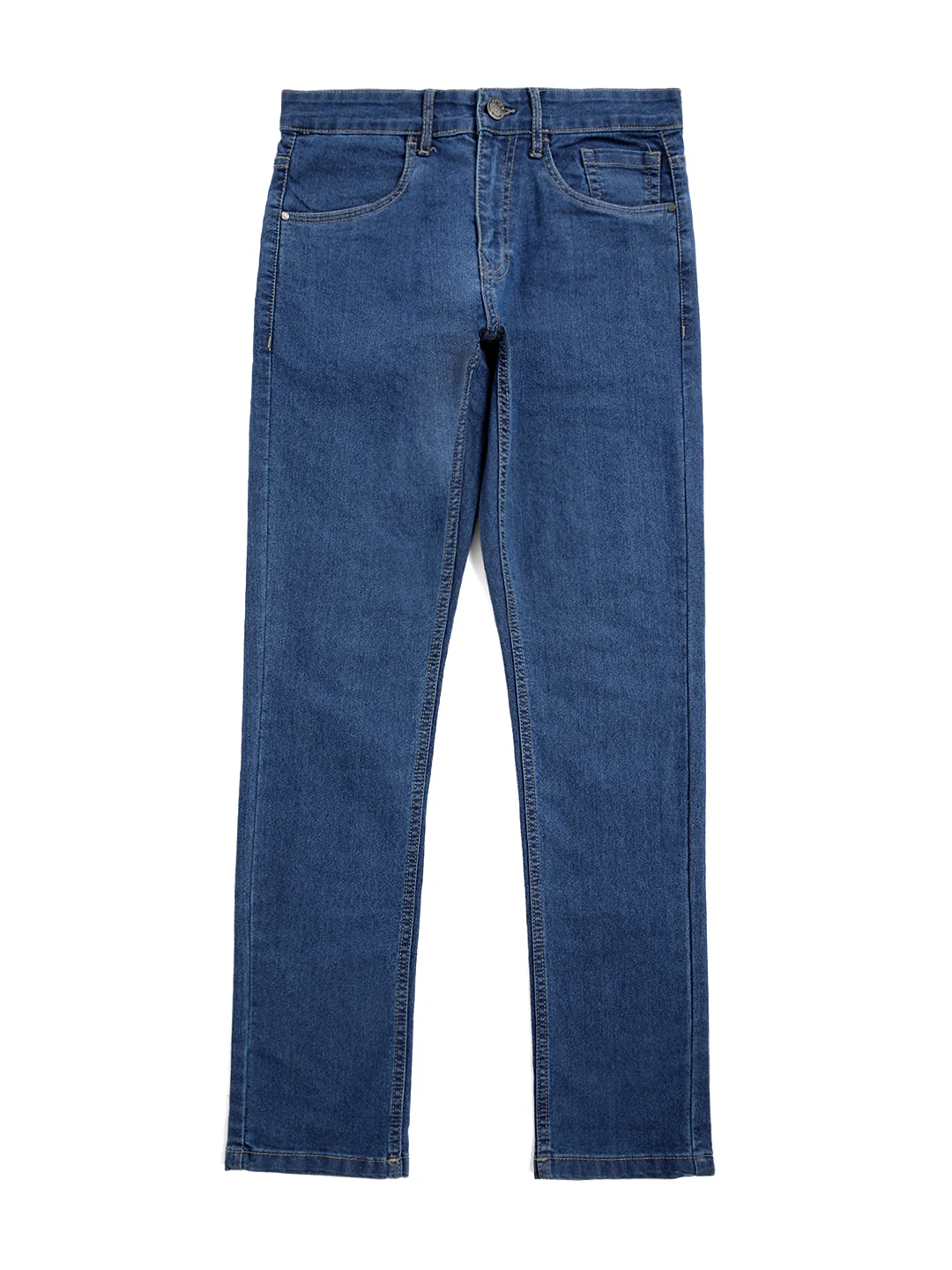 Sleek Slim Fit Blue Denims - Image 7