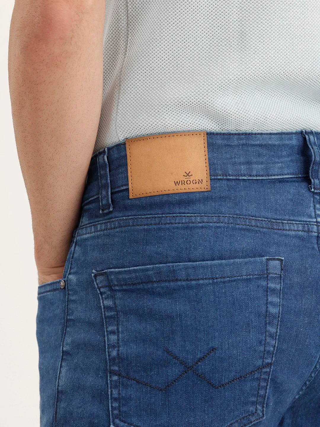 Slim Ankle Fit Denim Jeans | Blue - Image 6