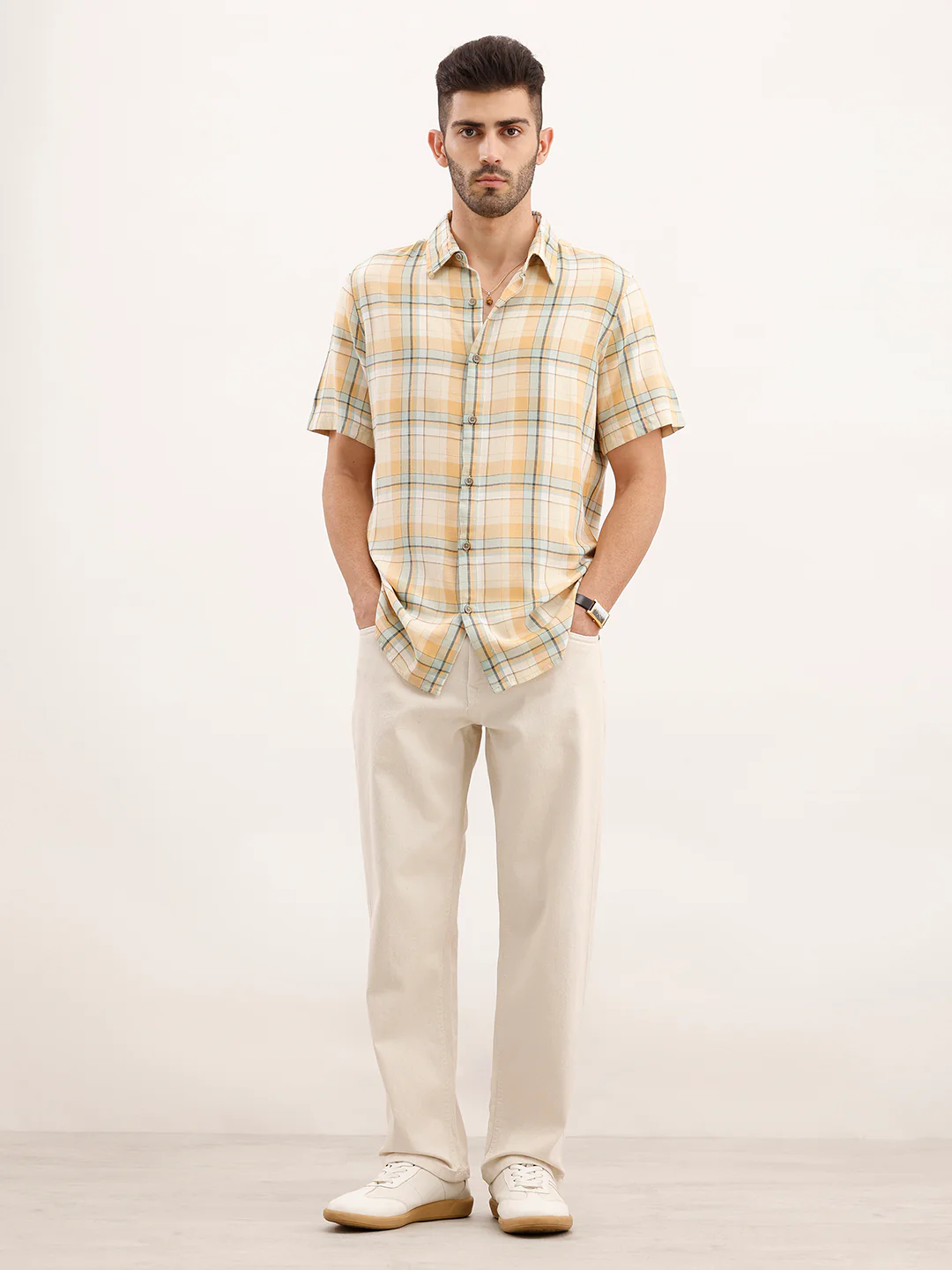 Slim Fit Checkered Shirt | Multicolor - Image 2