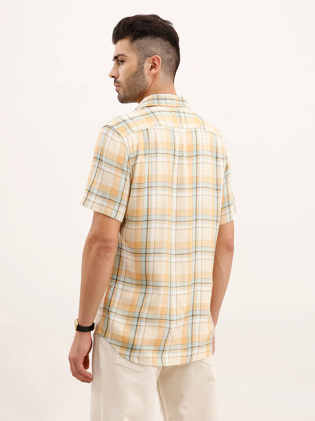 Slim Fit Checkered Shirt | Multicolor - Image 3