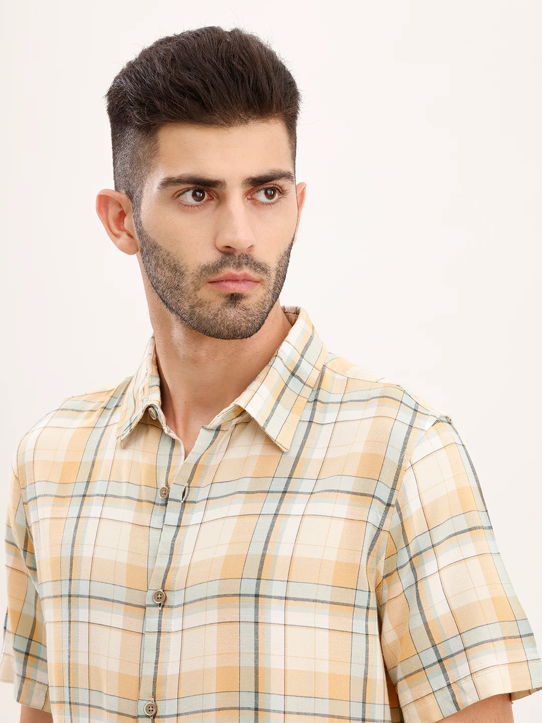 Slim Fit Checkered Shirt | Multicolor - Image 5