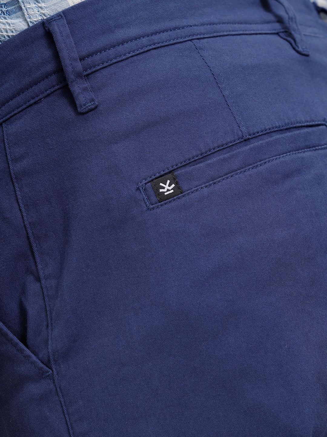 Slim Fit Cotton Stetch Chino I Blue - Image 5
