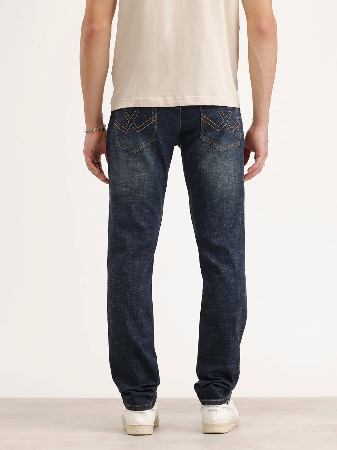 Slim Fit Daded Denim Jeans | Blue - Image 3