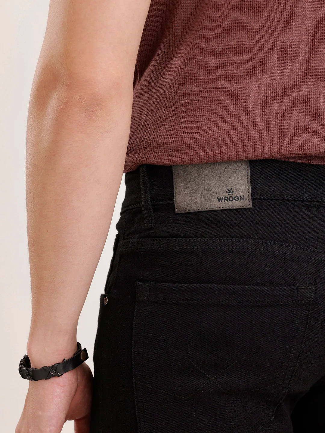 Slim Fit Denim Jeans | Black - Image 6