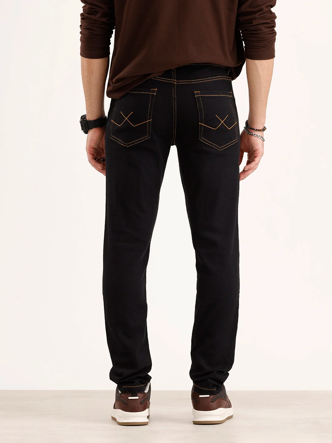 Slim Fit Denim Jeans | Black - Image 3