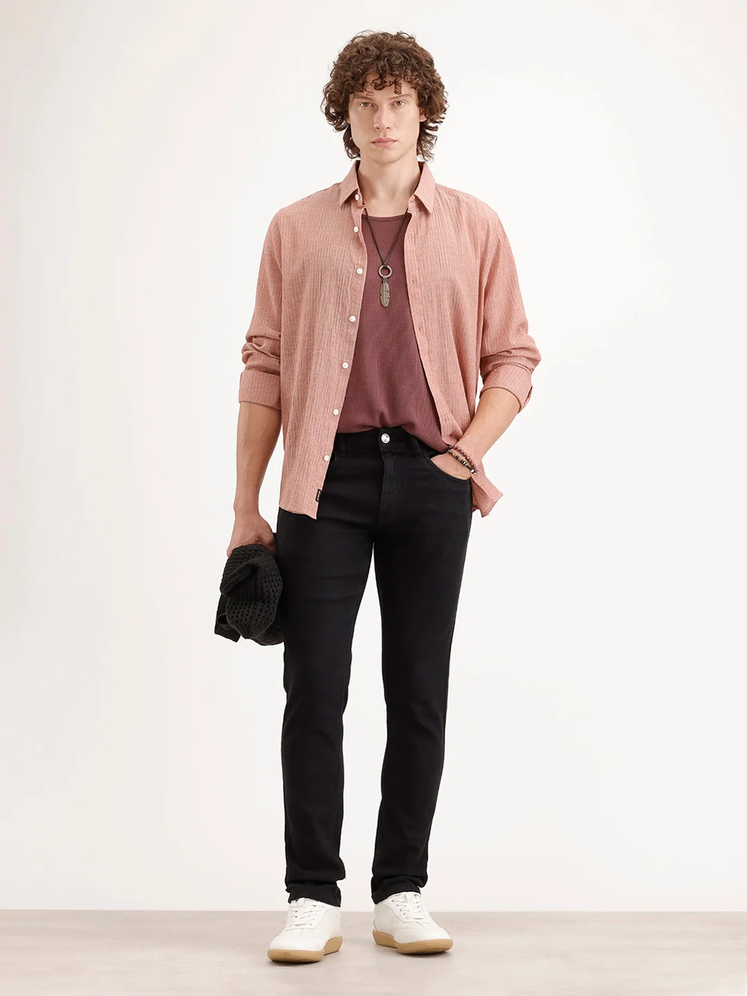 Slim Fit Denim Jeans | Black - Image 2