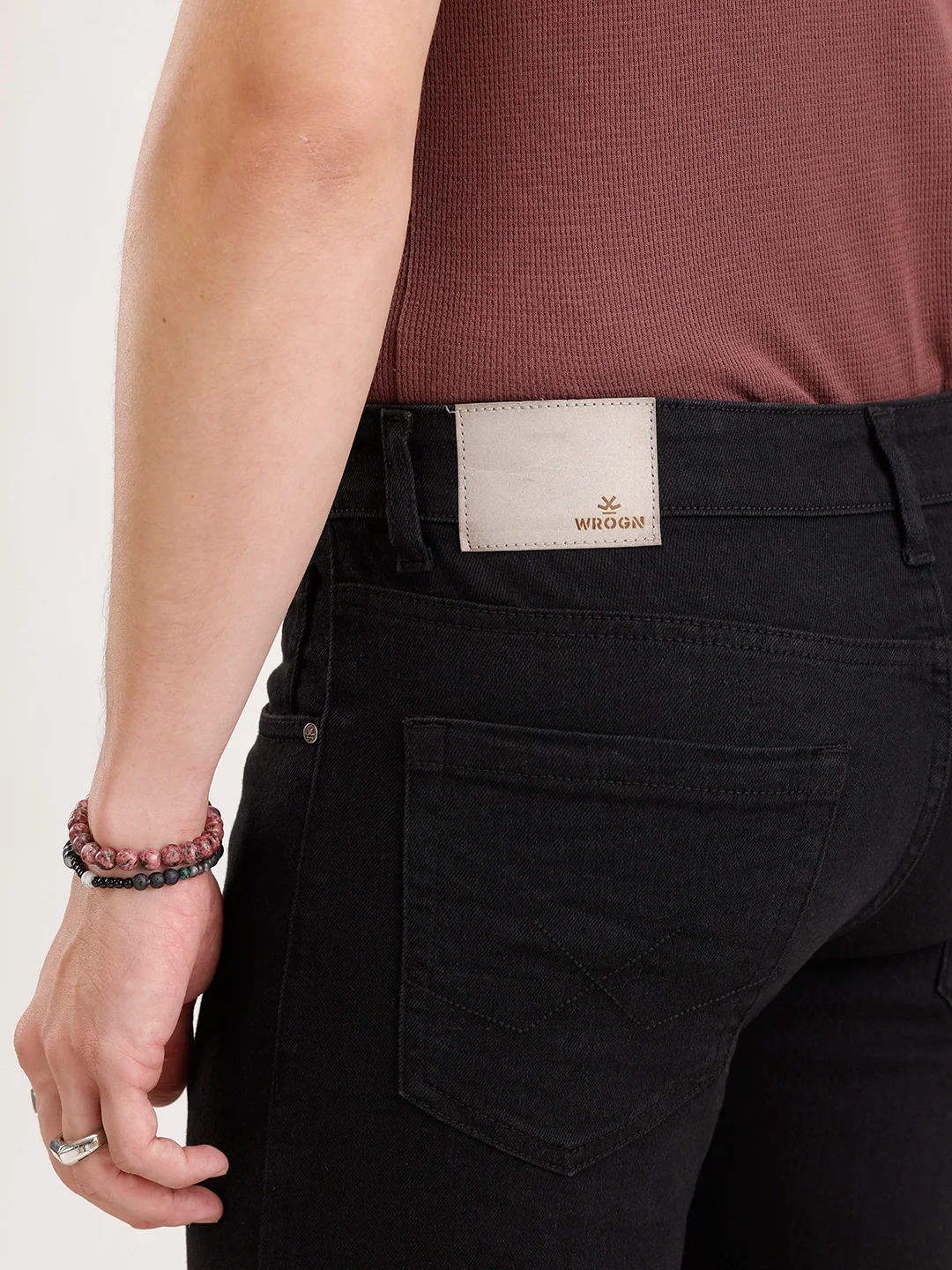 Slim Fit Denim Jeans | Black - Image 6