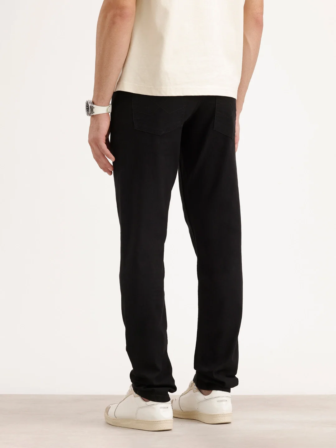 Slim Fit Denim Jeans | Black - Image 3