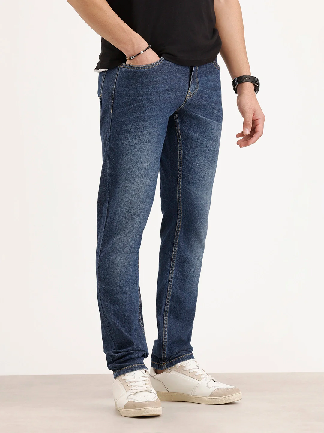 Slim Fit Denim Jeans | Blue - Image 4