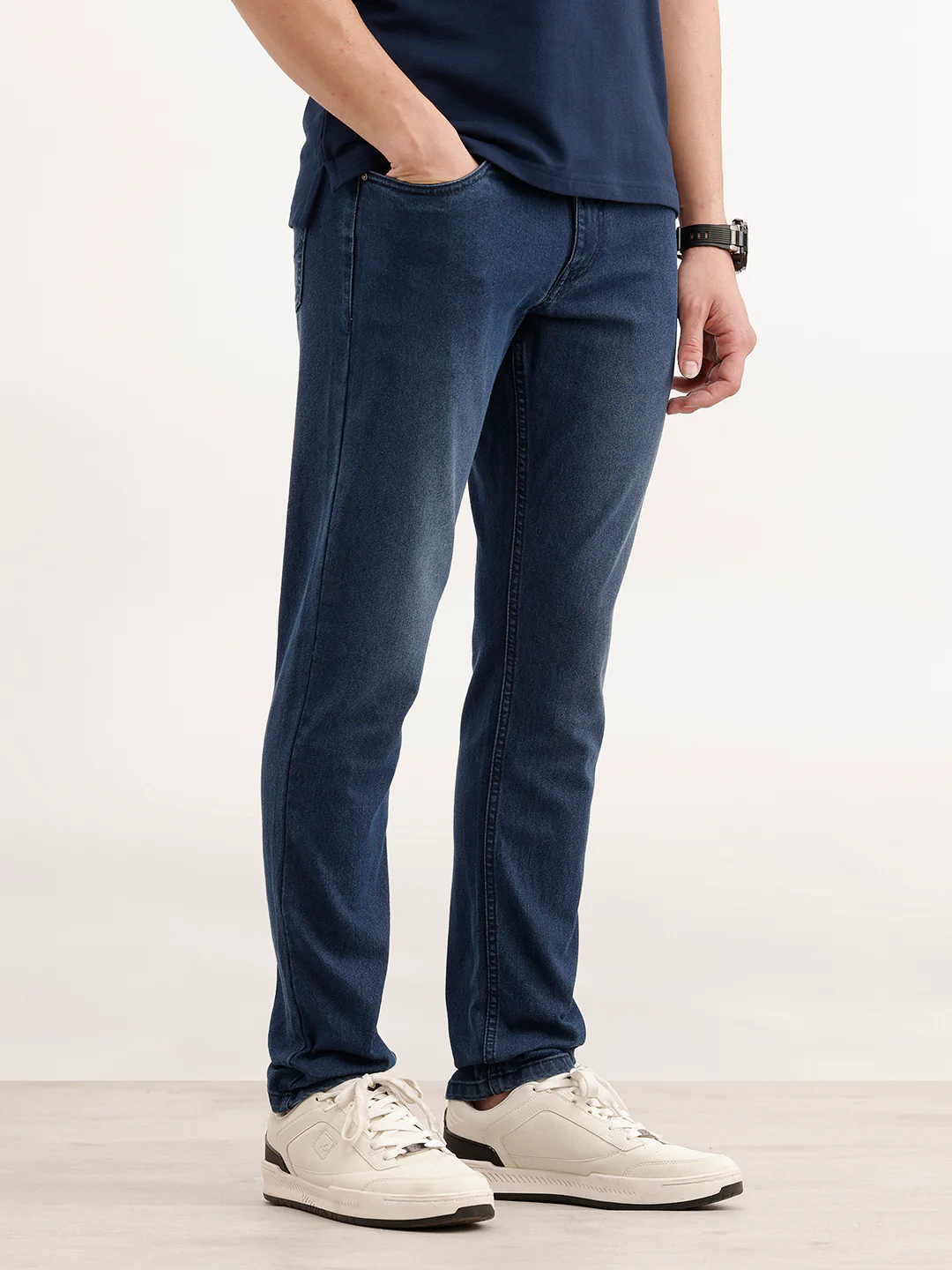 Slim Fit Denim Jeans  | Blue - Image 4