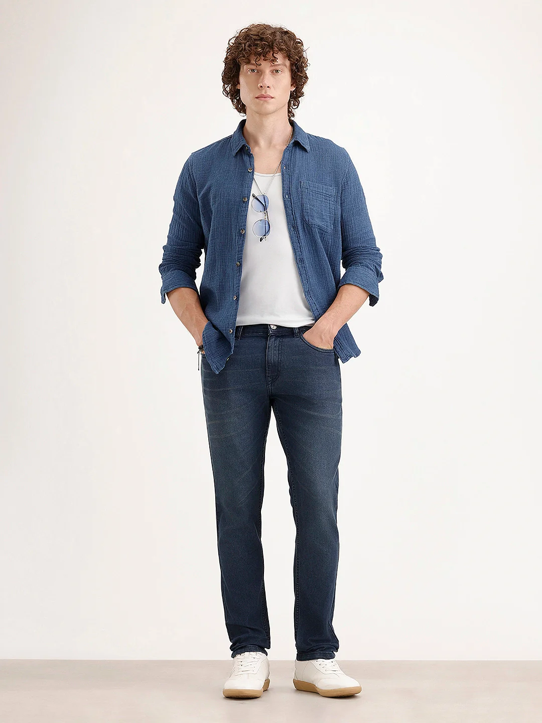 Slim Fit Denim Jeans | Blue - Image 2