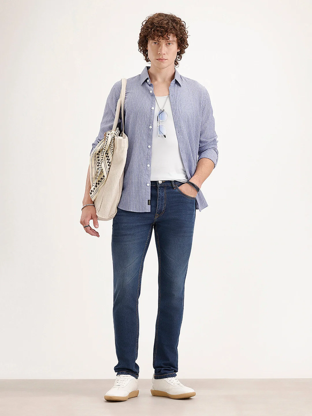 Slim Fit Denim Jeans | Blue - Image 2