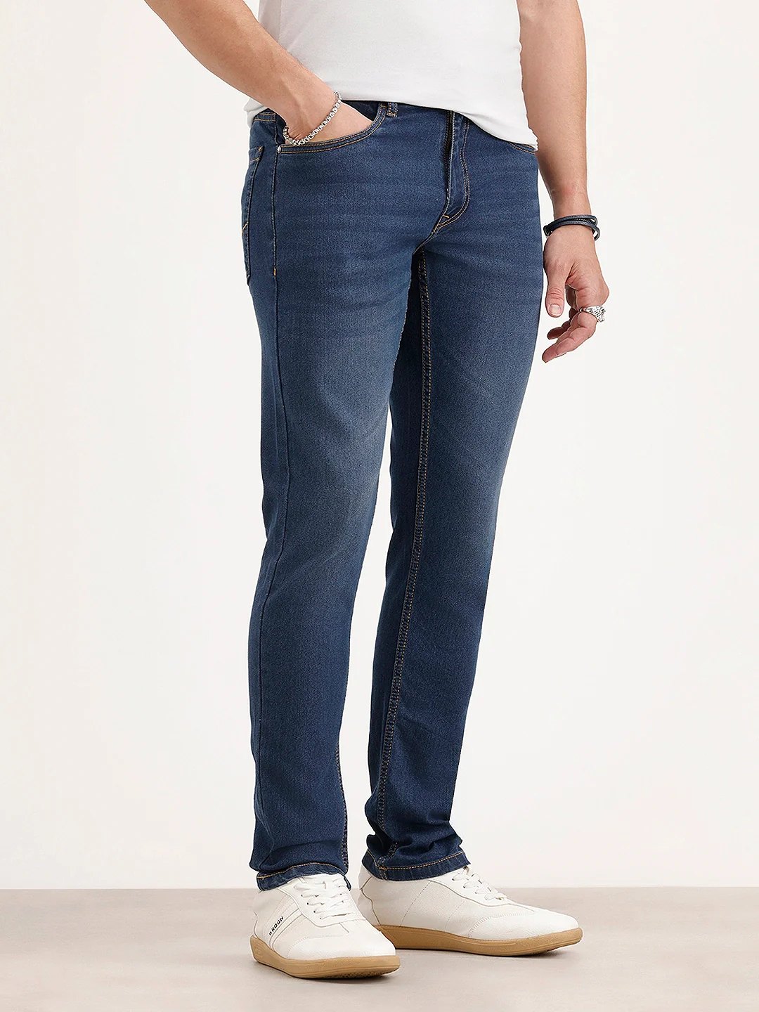 Slim Fit Denim Jeans | Blue - Image 4