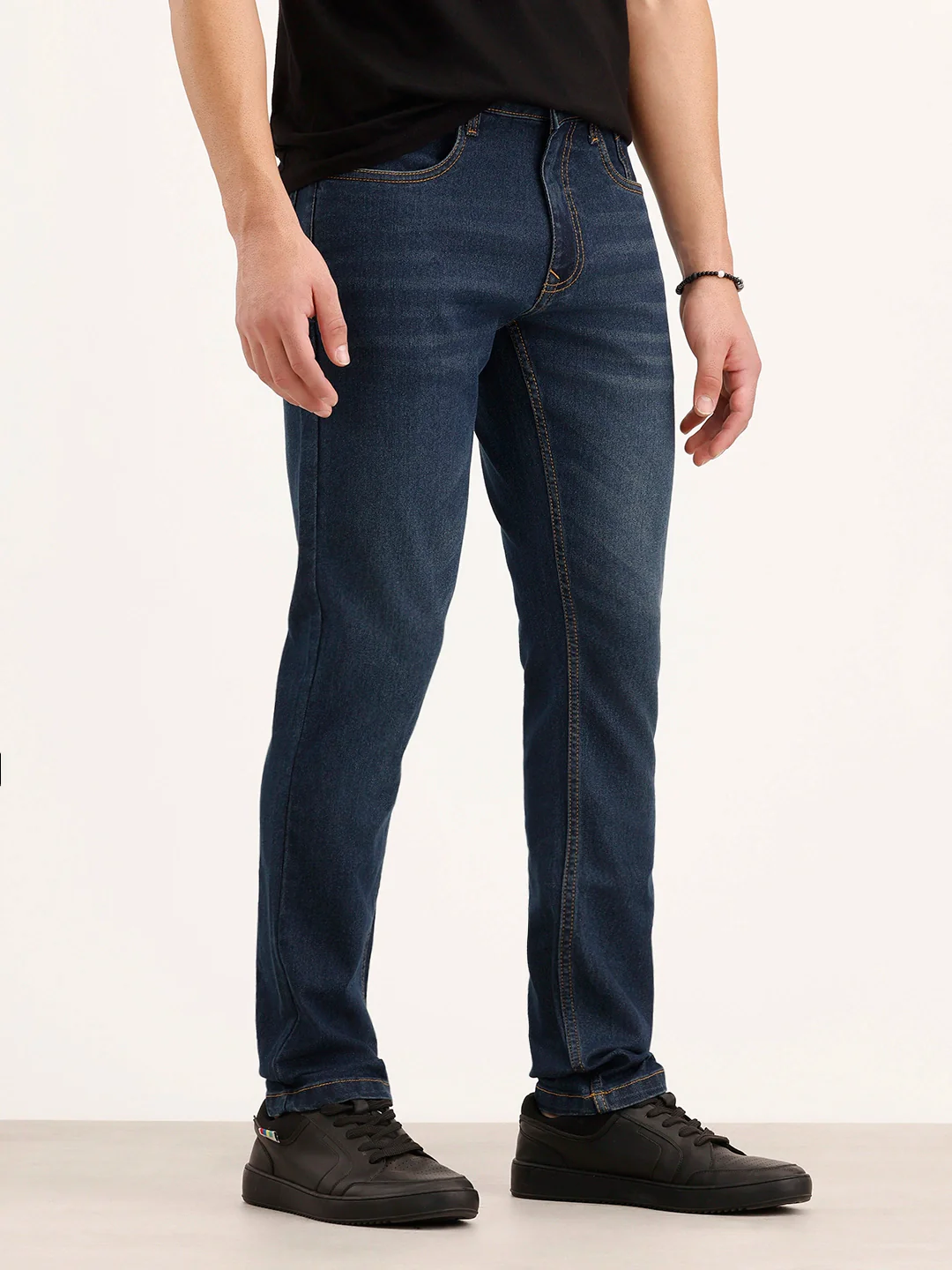Slim Fit Denim Jeans | Dark Blue - Image 4