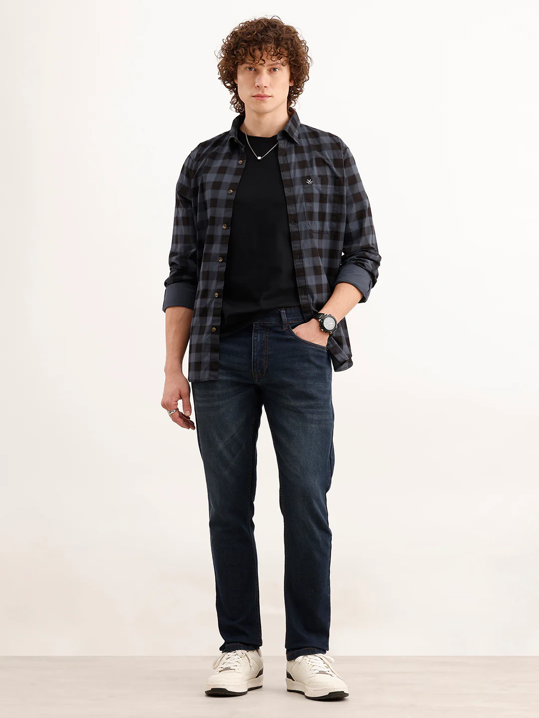 Slim Fit Denim Jeans  | Dark Blue - Image 2