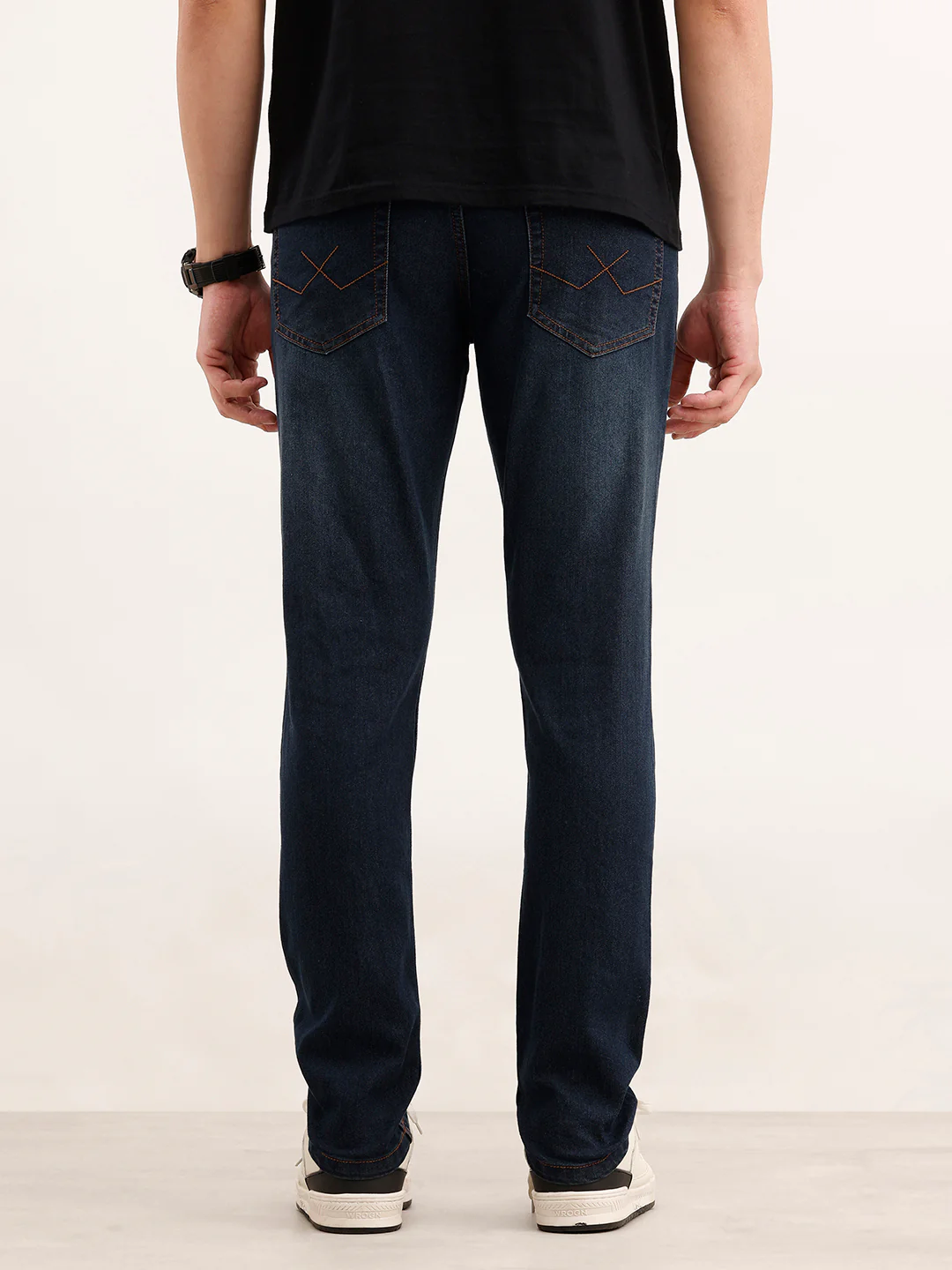 Slim Fit Denim Jeans  | Dark Blue - Image 3