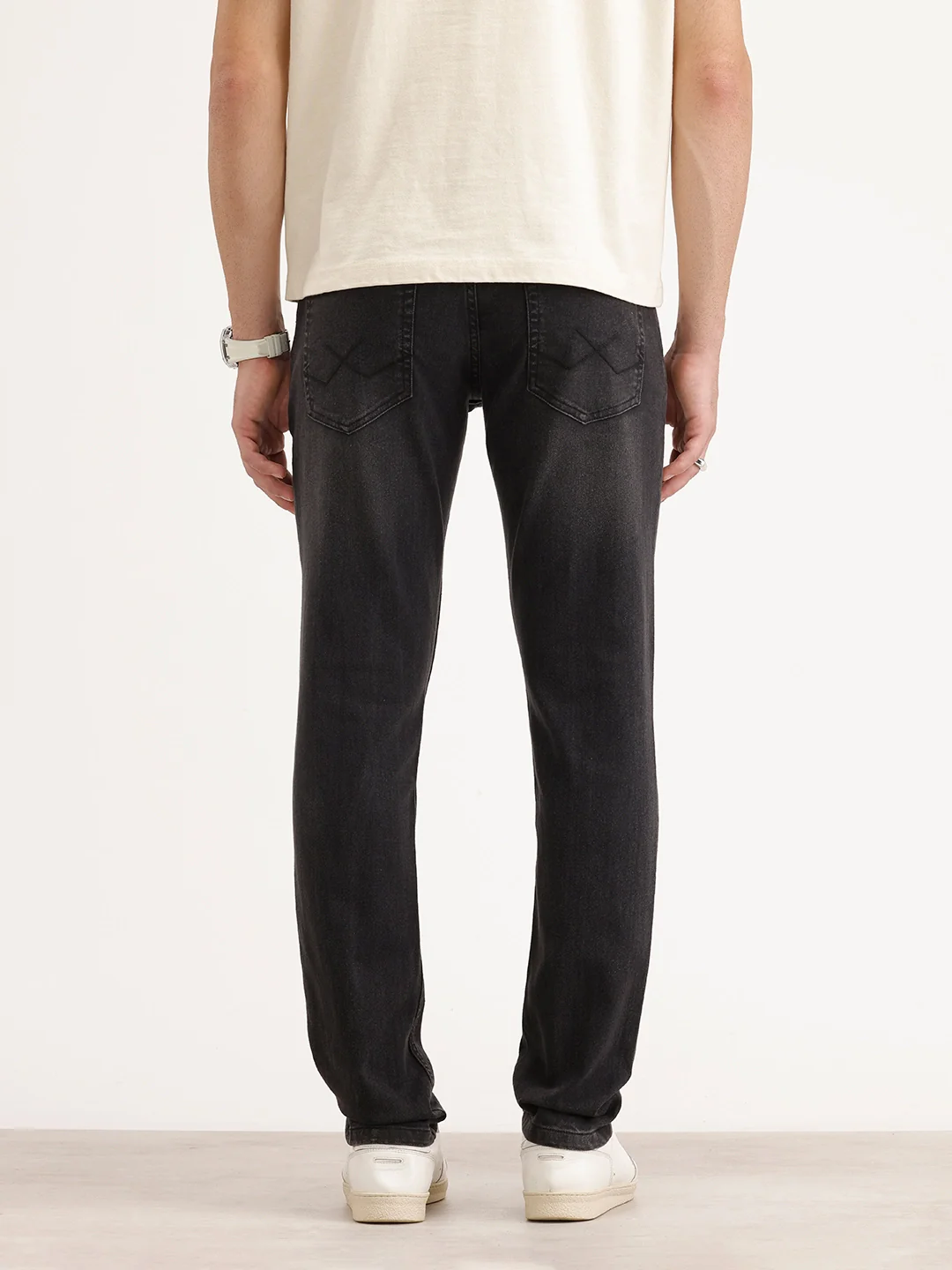 Slim Fit Denim Jeans | Dark Grey - Image 3