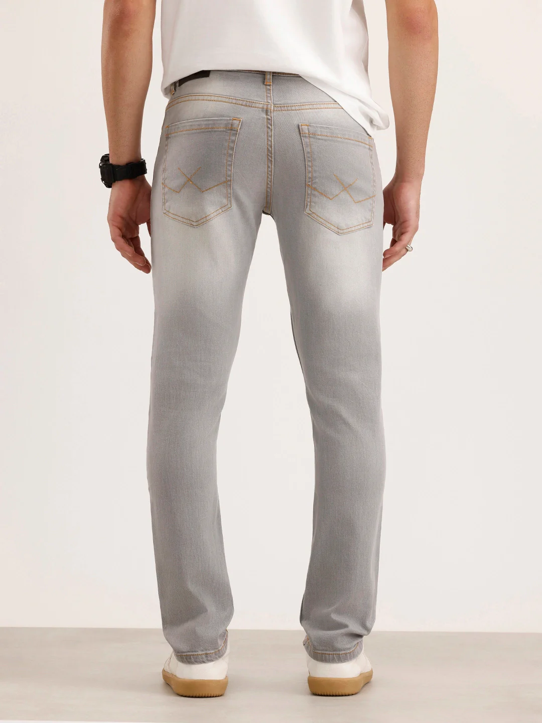 Slim Fit Denim Jeans | Grey - Image 3