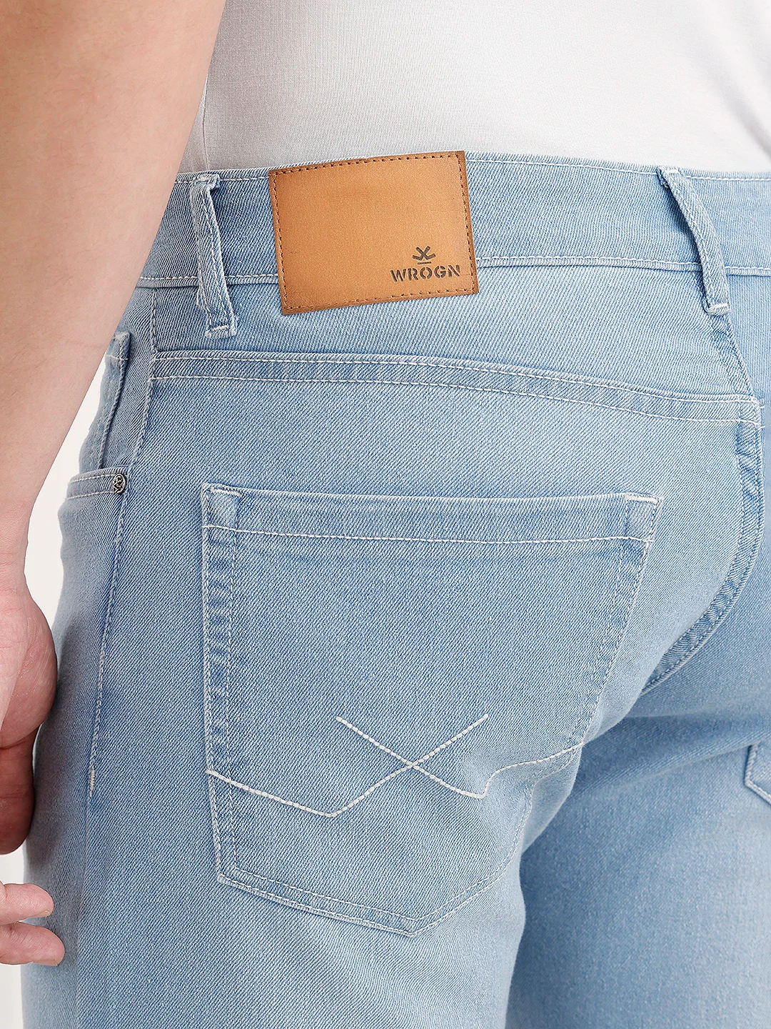 Slim Fit Denim Jeans | Light Blue - Image 6