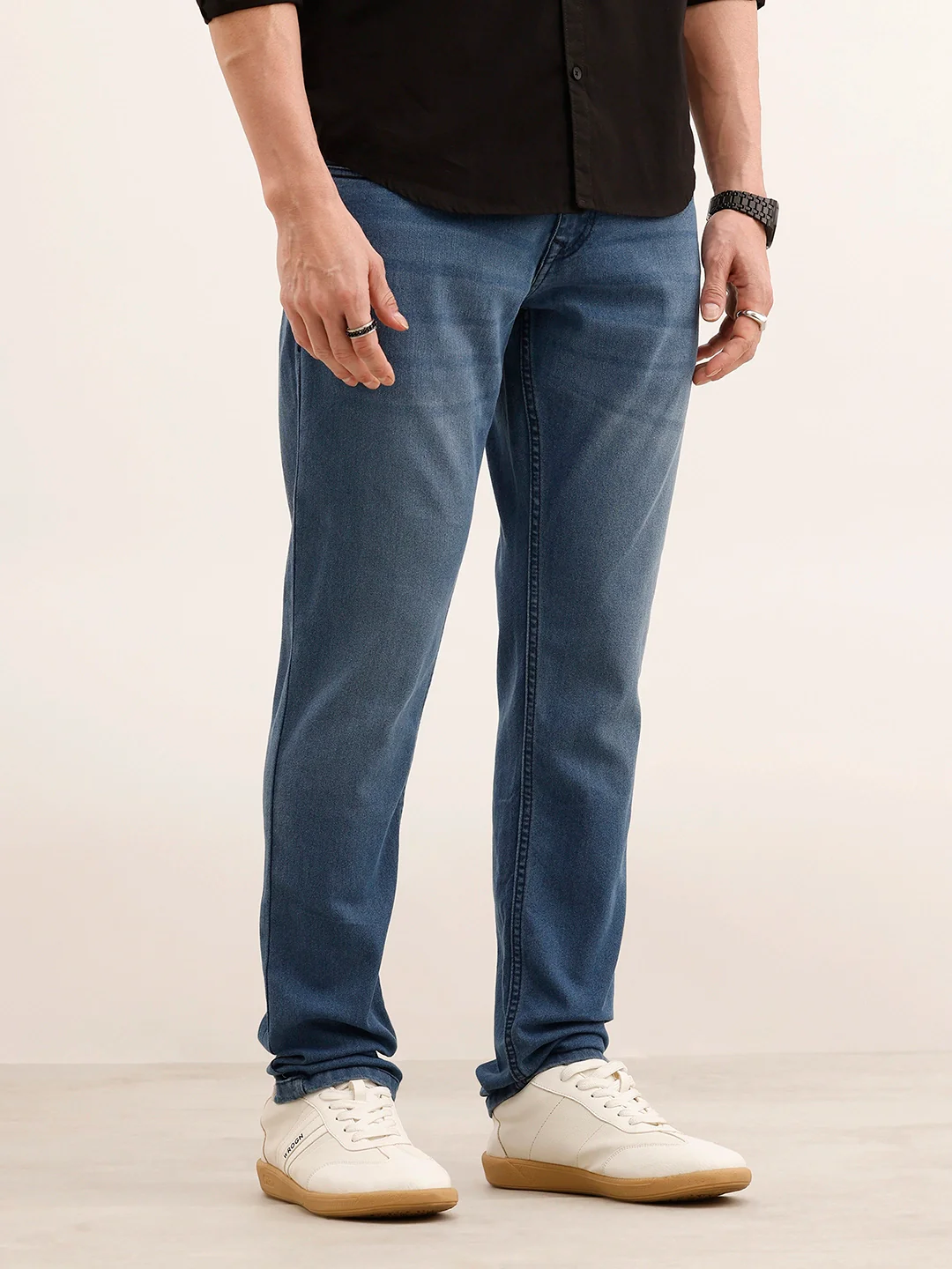 Slim Fit Denim Jeans | Light Blue - Image 4