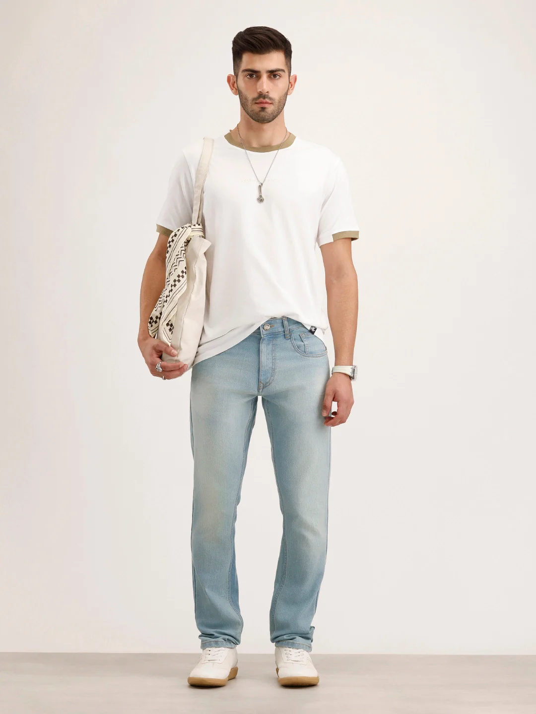 Slim Fit Denim Jeans | Light Blue - Image 2