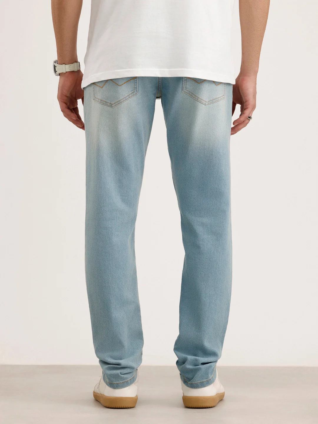 Slim Fit Denim Jeans | Light Blue - Image 3