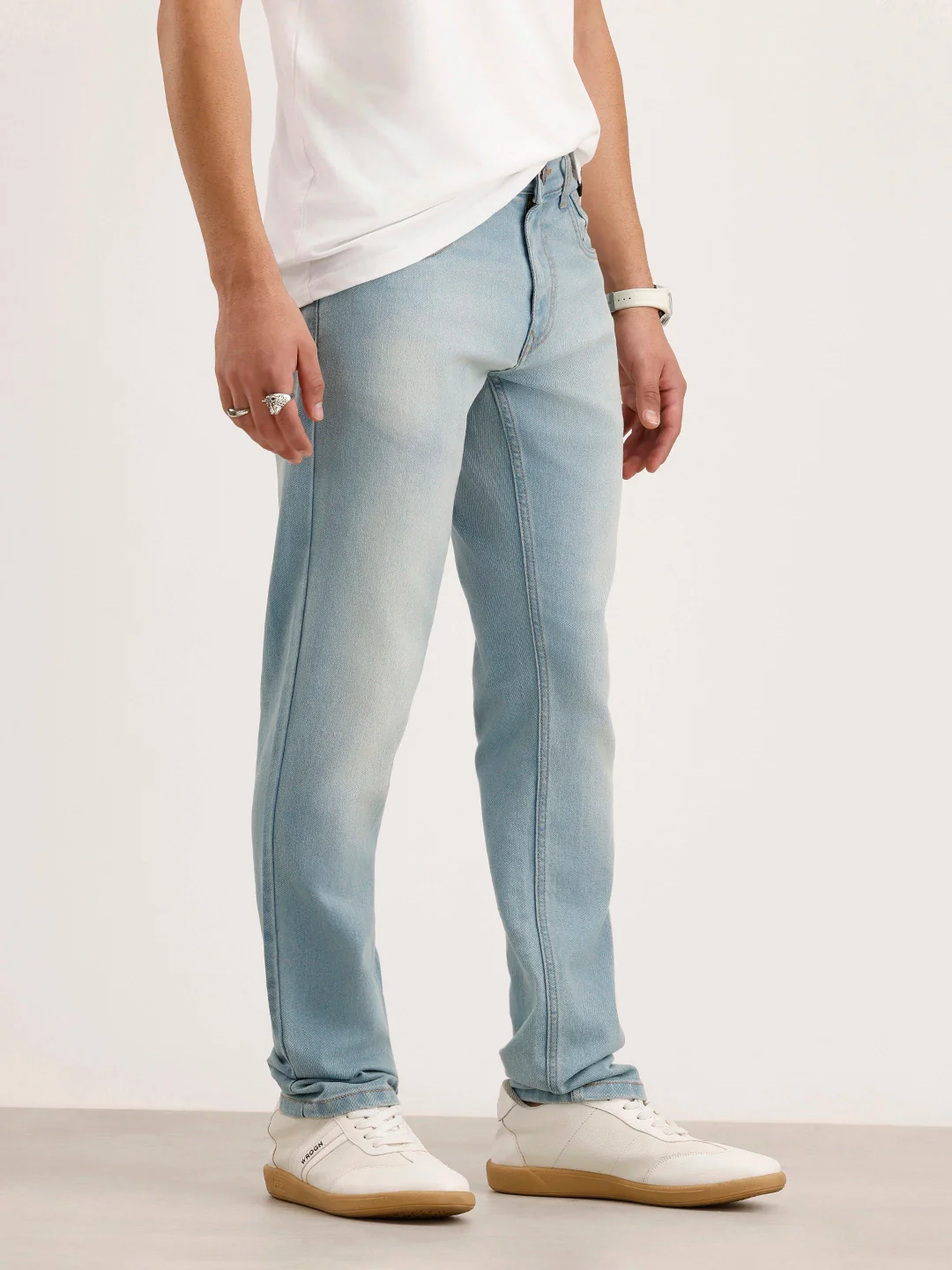 Slim Fit Denim Jeans | Light Blue - Image 4