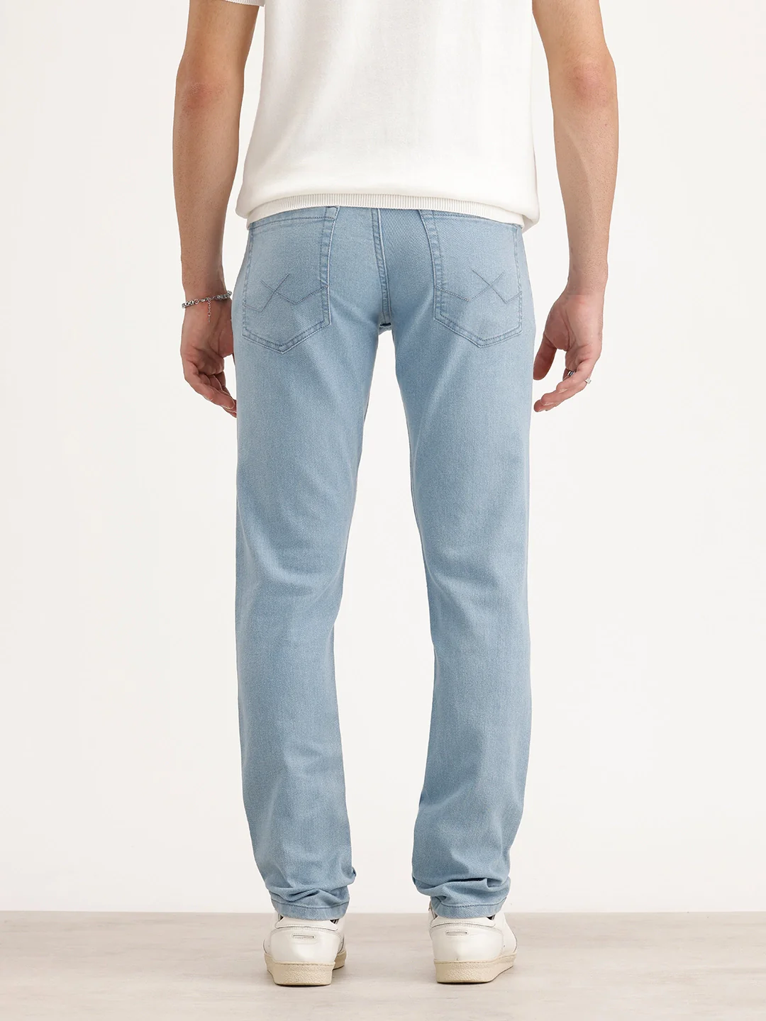 Slim Fit Denim Jeans | Light Blue - Image 3
